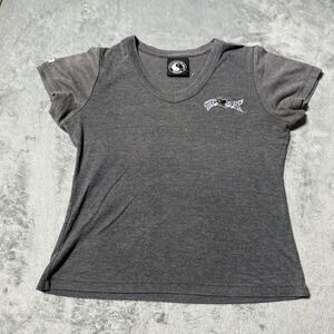 VTG Y2K T&C Surf Designs Womens Baby Tee Style Shirt Size M Made in USA Hawaii